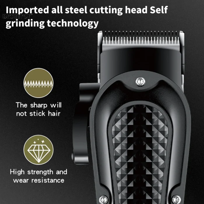 HIENA Electric Hair Clipper Barber Finish Cutting Machine usb Rechargeable Cordless Beard Trimmer Wet and Dry haircut HYN-212 - Image 2